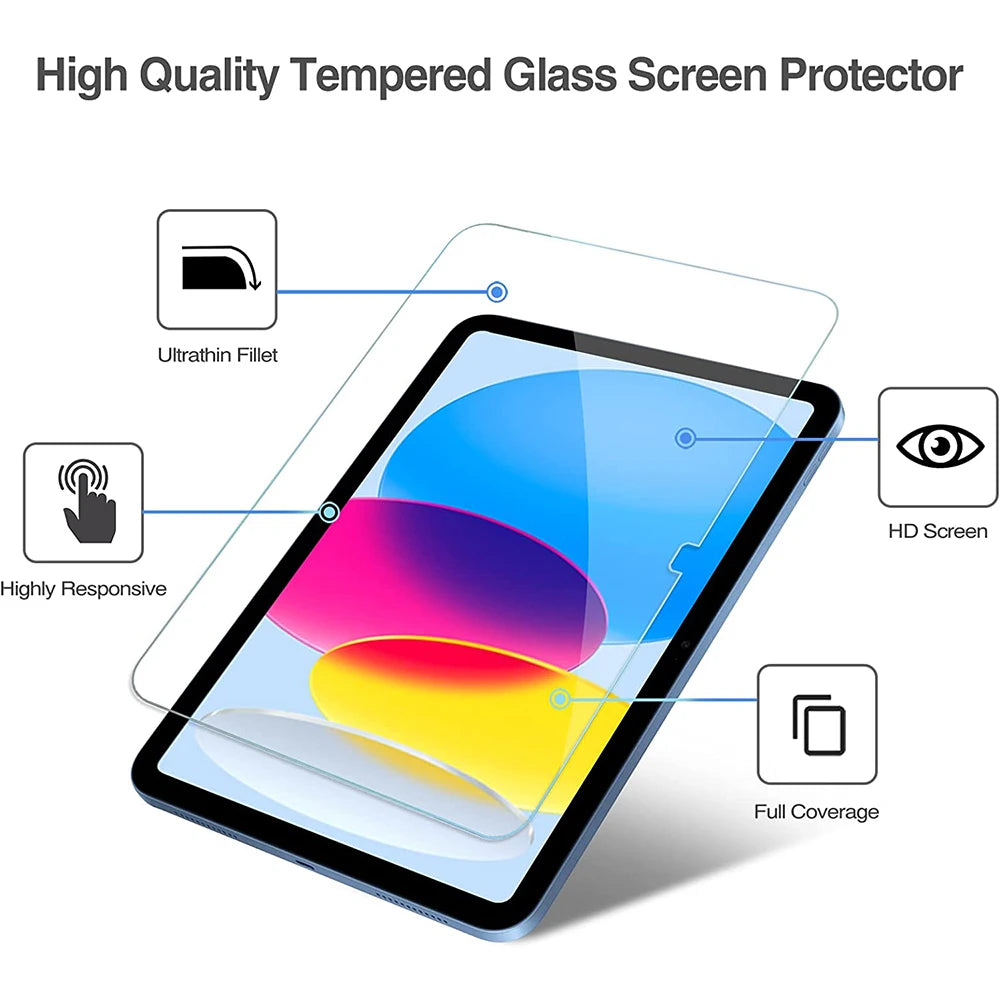 10th Gen Ipad Tempered Glass Screen Protector